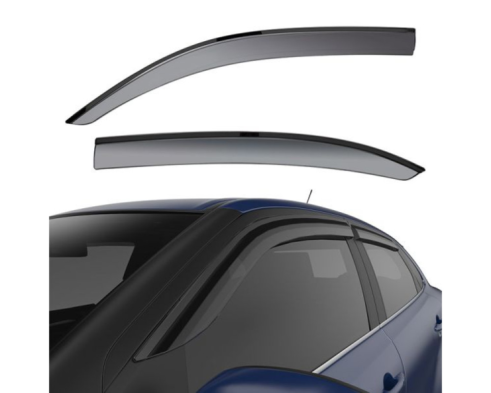 Car Door Visor Window Deflector For Maruti Suzuki Baleno 2015 Onward