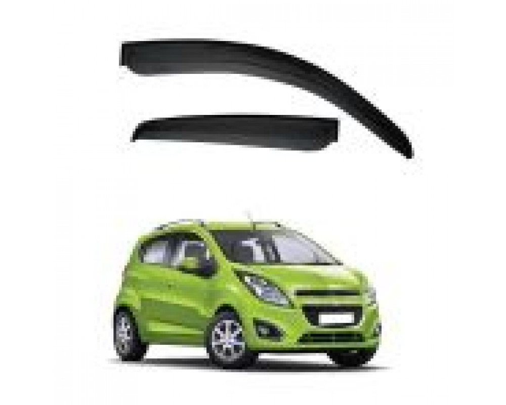 Car Door Visor Window Deflector For Chevrolet Beat 2010 To 2015