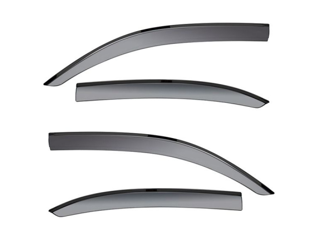 Car Door Visor Window Deflector For Maruti Suzuki Brezza 2016 To 2019