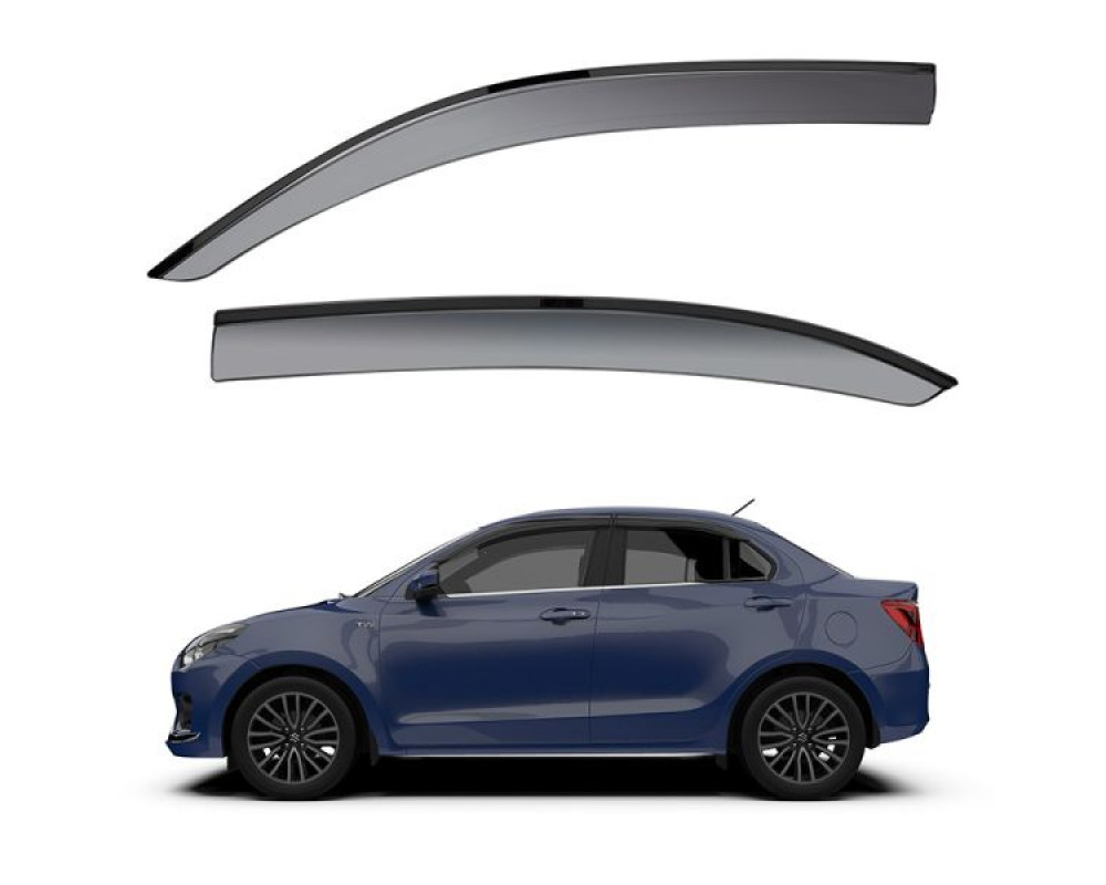 Car Door Visor Window Deflector For Maruti Suzuki Dzire  2017 ONWARD