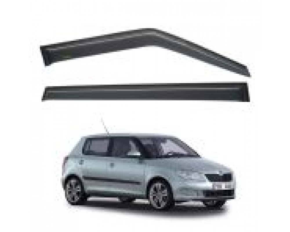 Car Door Visor Window Deflector For Skoda Fabia