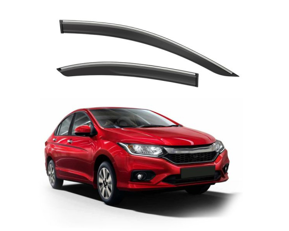 Car Door Visor Window Deflector For Honda  Amaze 2013 To 2018