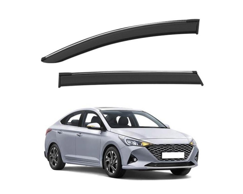 Car Door Visor Window Deflector For Hyundai VERNA 2017 ONWARDS