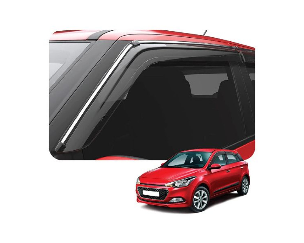 Car Door Visor Window Deflector For Hyundai i20 Elite 2014 ONWARDS