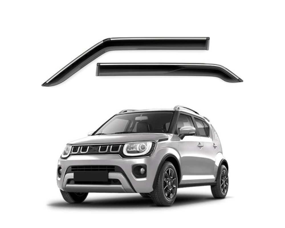 Car Door Visor Window Deflector For Maruti Suzuki Ignis 2016 Onward