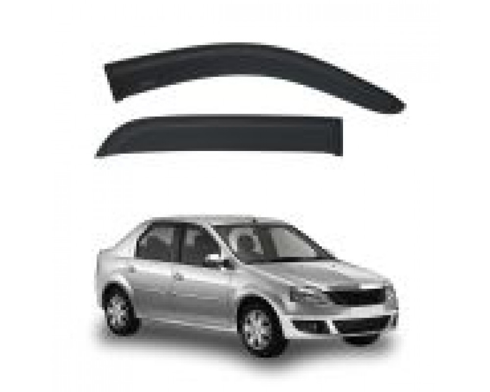 Car Door Visor Window Deflector For Logan 2007 Onward