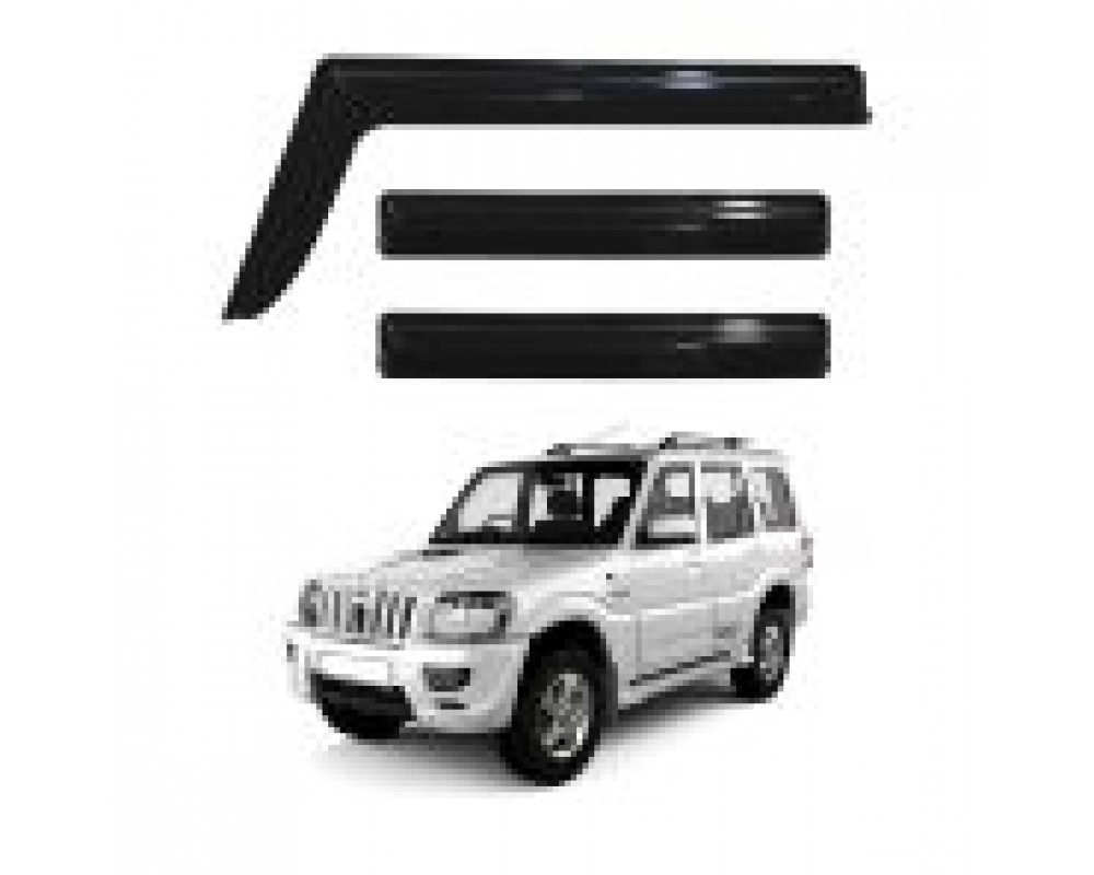 Car Door Visor Window Deflector For Mahindra SCORPIO 2015 Onward