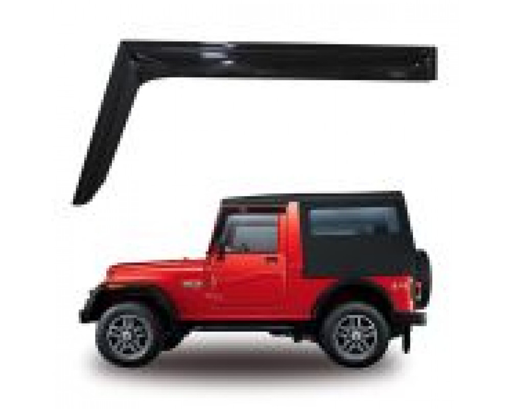 Car Door Visor Window Deflector For Mahindra Thar 2010 Onward