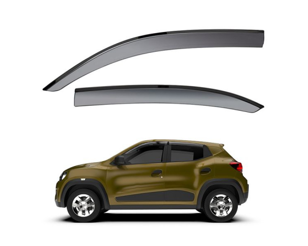 Car Door Visor Window Deflector For Renault KWID 2015 Onward