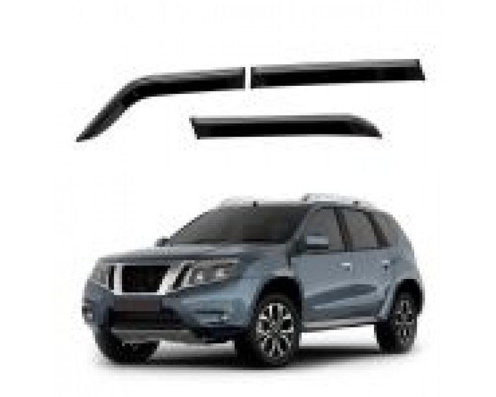 Car Door Visor Window Deflector For Renault Terrano SLIVER 2013 Onward