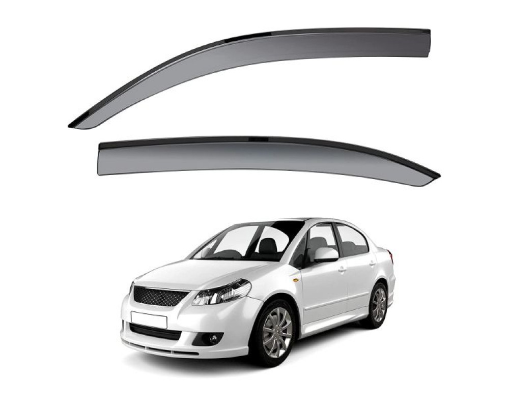 Car Door Visor Window Deflector For Maruti Suzuki Sx4 2007 Onward