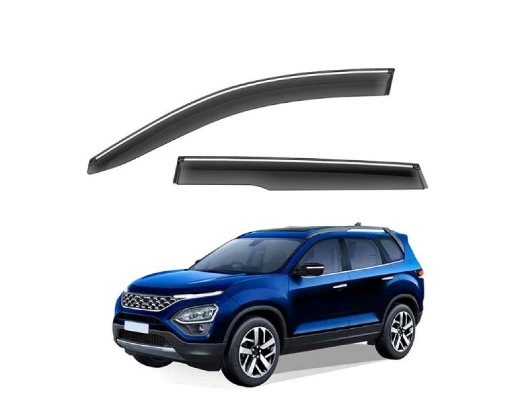 Car Door Visor Window Deflector For Tata Safari 2021 ONWARDS