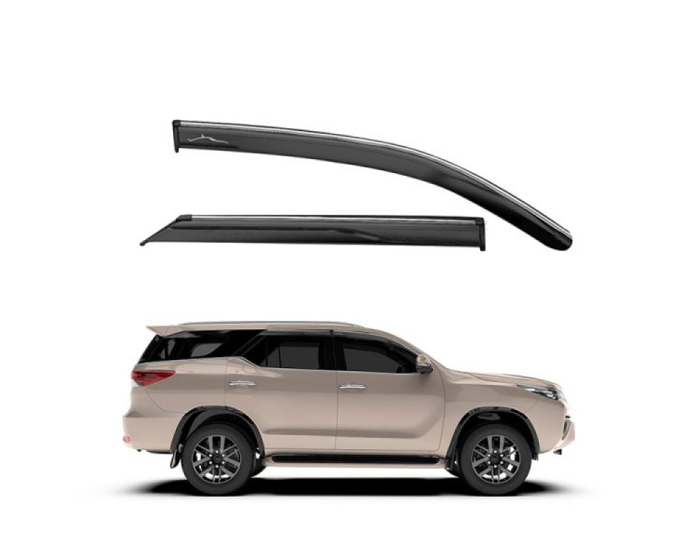 Car Door Visor Window Deflector For Toyota Fortuner 2016 Onward