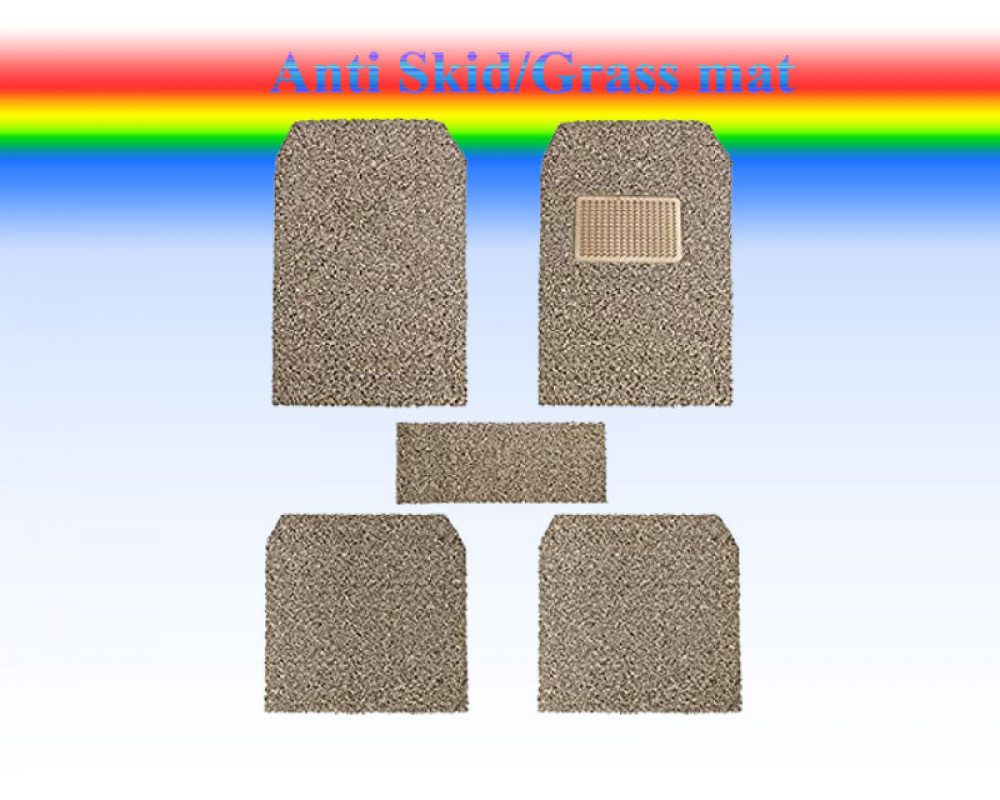 Anti Skid/Grass mat Beige, Vinyl