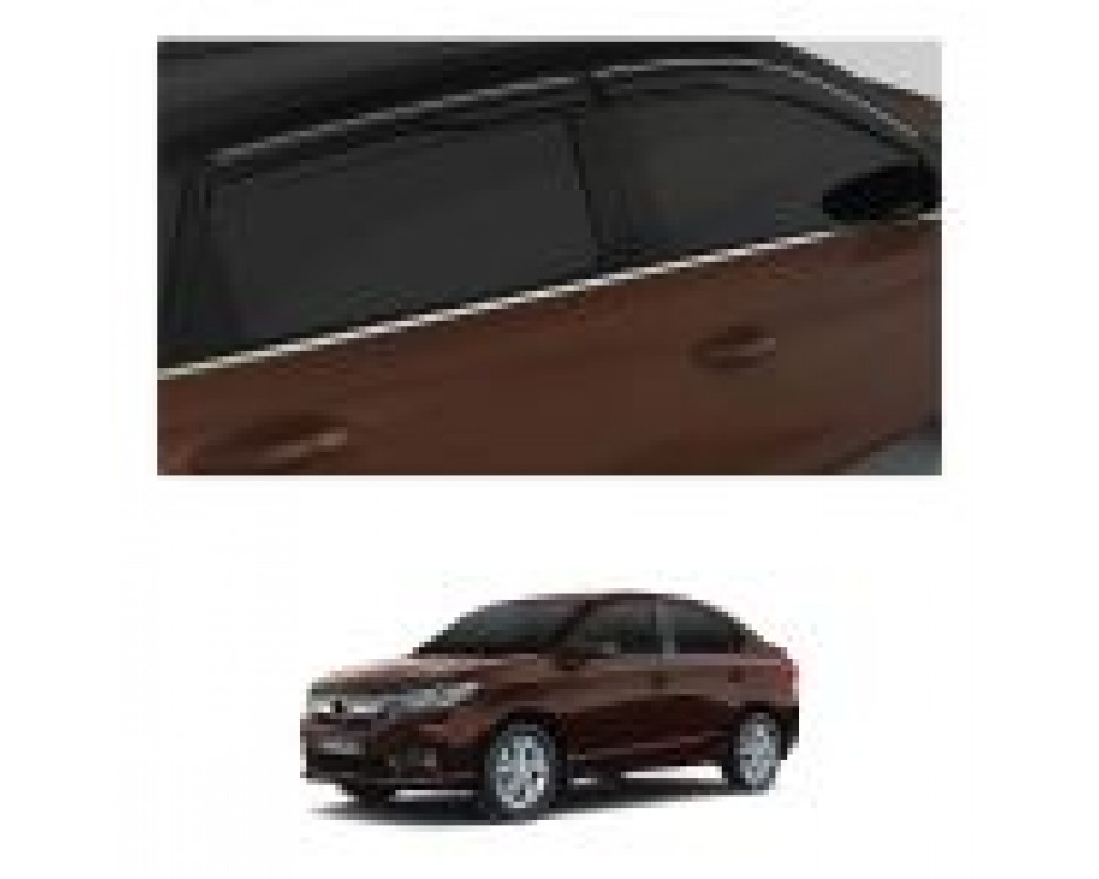 Car Aluminium Window Frame Cover Lower Garnish For Honda Amaze