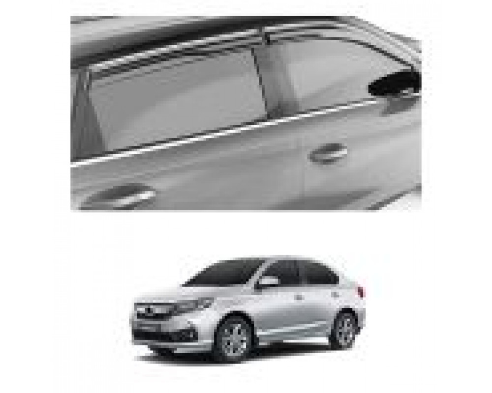 Car Aluminium Window Frame Cover Lower Garnish For Honda Amaze 2018