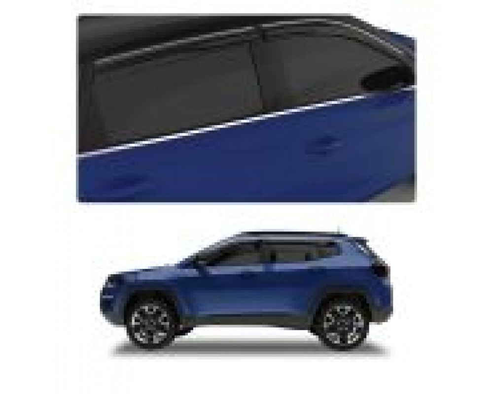Car Aluminium Window Frame Cover Lower Garnish For Jeep Compass