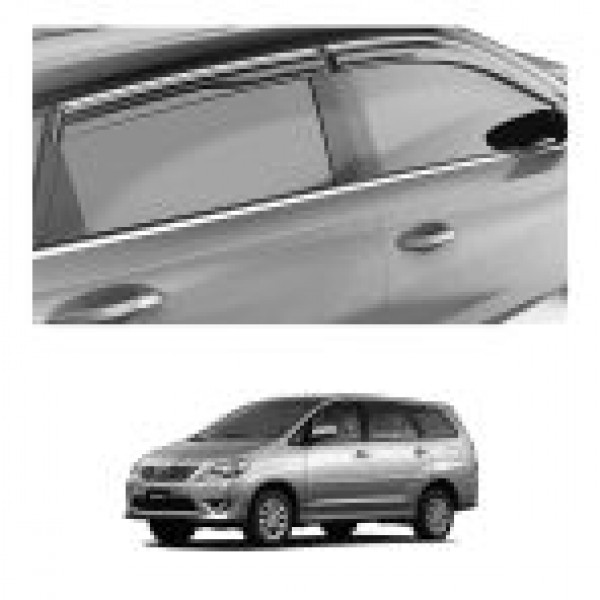 Car Aluminium Window Frame Cover Lower Garnish For Toyota Innova