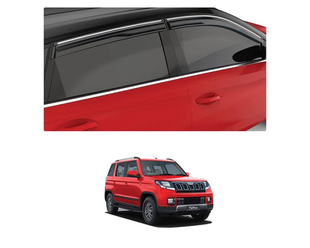 Car Aluminium Window Frame Cover Lower Garnish For Mahindra TUV 300