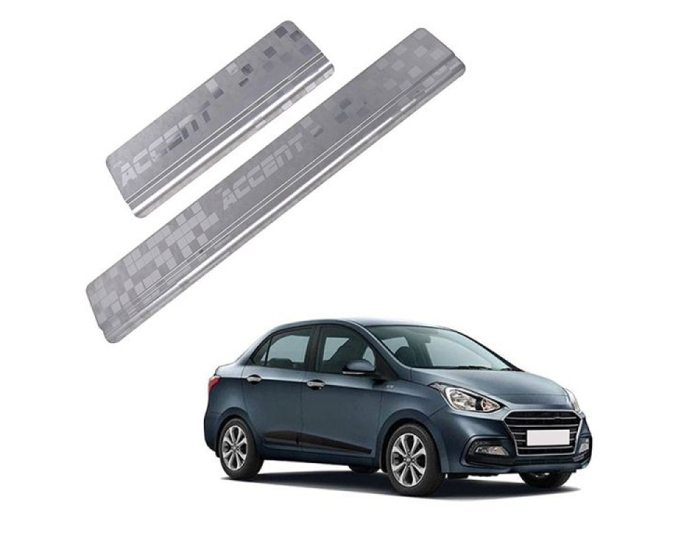 Car Footsteps Stainless Steel Scuff Plate For Hyundai Accent 2002 Onward
