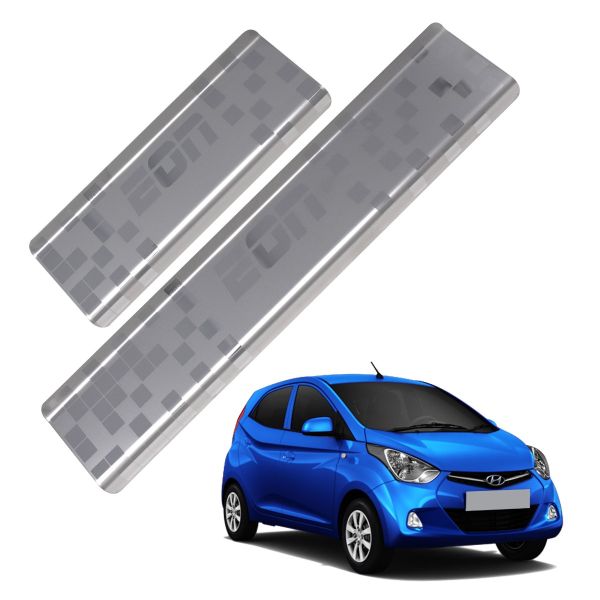 Car Footsteps Stainless Steel Scuff Plate For Hyundai Eon 2011 Onward