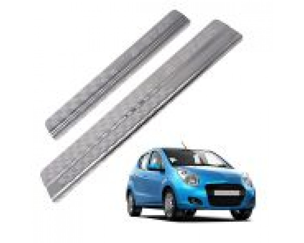 Car Footsteps Stainless Steel Scuff Plate For Maruti Suzuki A-Star 2008 Onward