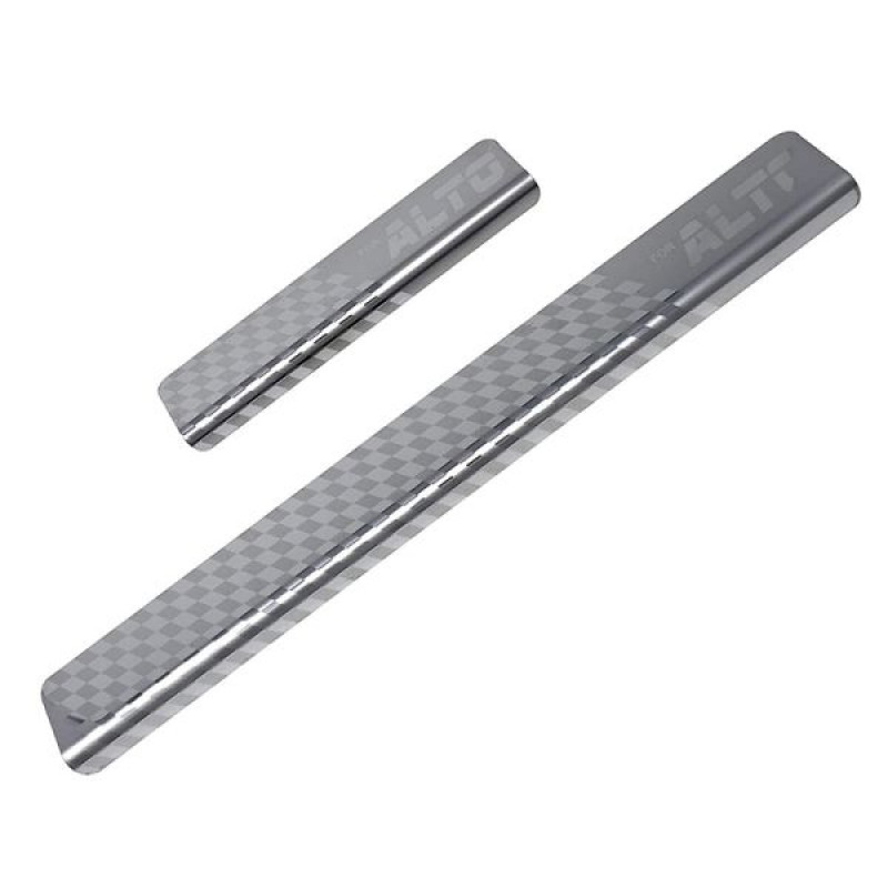 Car Footsteps Stainless Steel Scuff Plate For Maruti Suzuki Alto K10 2010 Onward