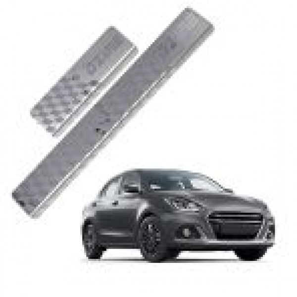 Car Footsteps Stainless Steel Scuff Plate For Maruti Suzuki Dzire 2012 To 2016