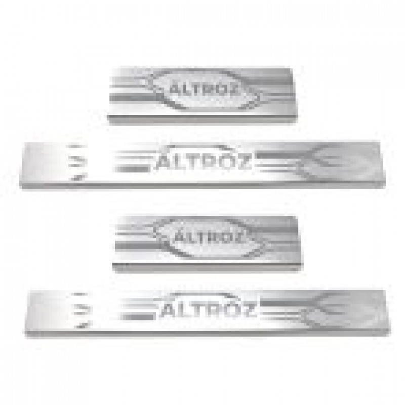 Car Footsteps Stainless Steel Scuff Plate For TATA Altroz 2020 Onward