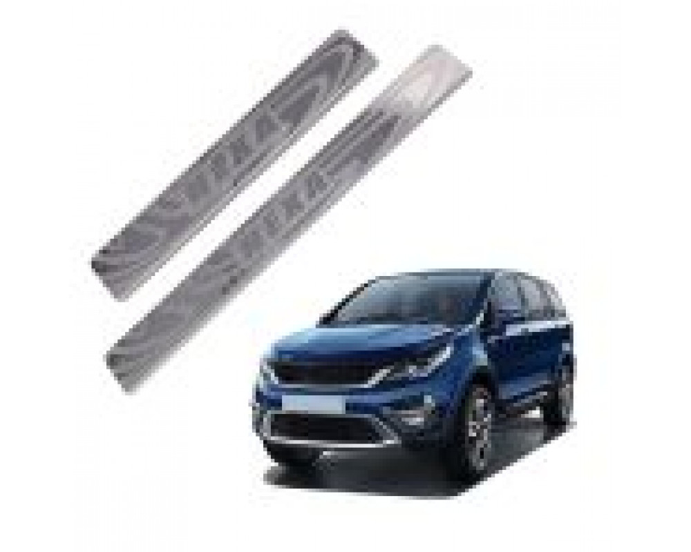 Car Footsteps Stainless Steel Scuff Plate For TATA Nexon 2017 Onward