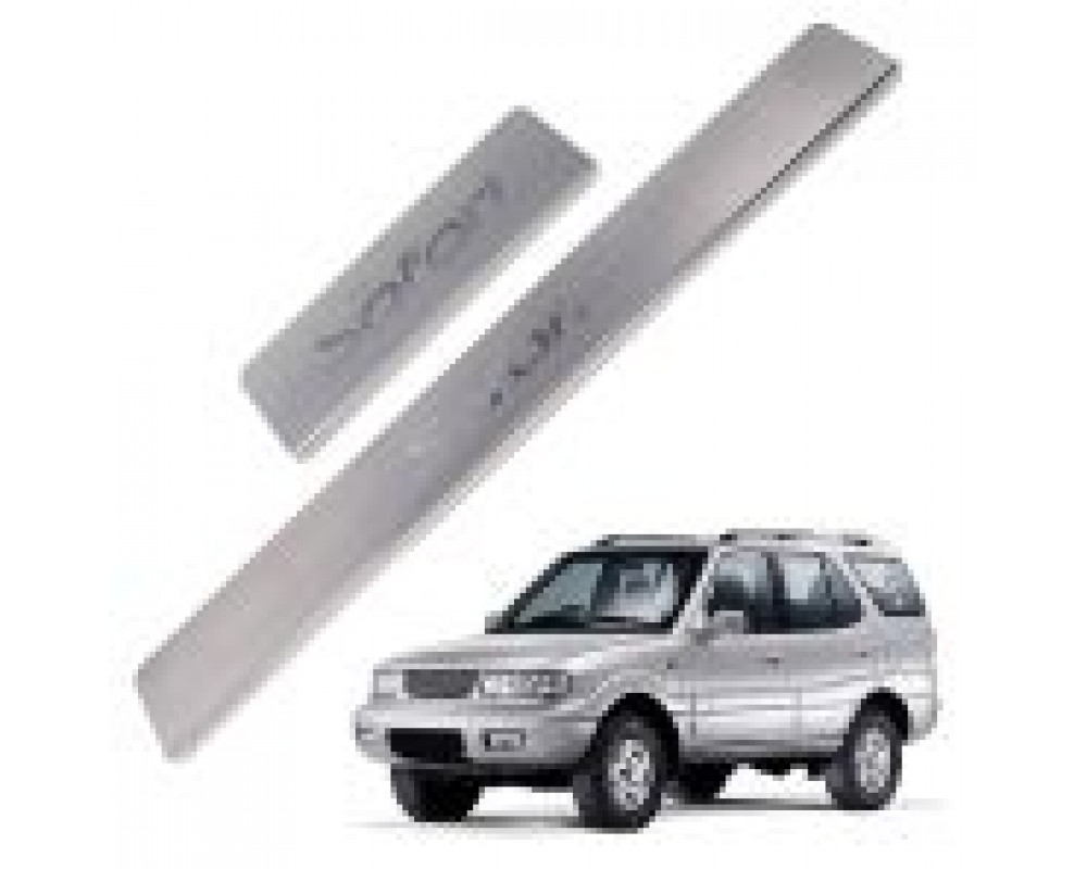 Car Footsteps Stainless Steel Scuff Plate For TATA Safari Storme 2005