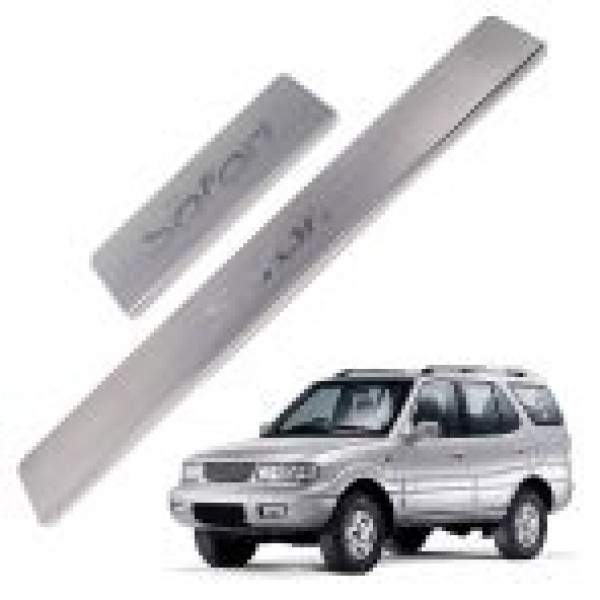 Car Footsteps Stainless Steel Scuff Plate For TATA Safari Storme 2005